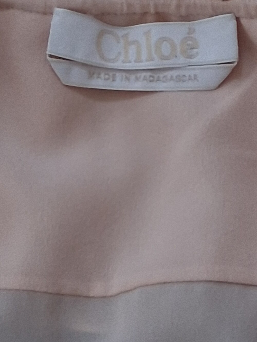 CHLOE $1200+ Fresh Pink Silk Ruffle V-Neck Tassel Blouse Top FR 36 US 4 NWOT - Picture 6 of 7